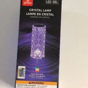 Color Changing Led Crystal Lamp w/ remote